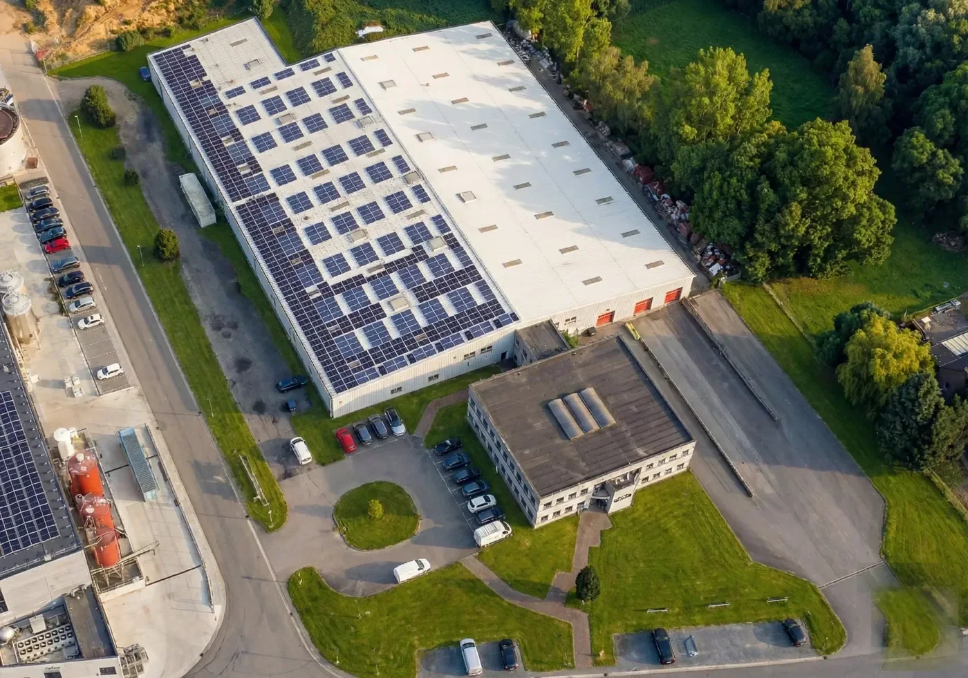 L'usine ACEC au Rœulx où sont fabriqués les radiateurs